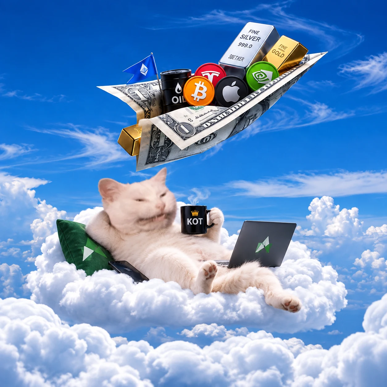 KOT chilling in the clouds